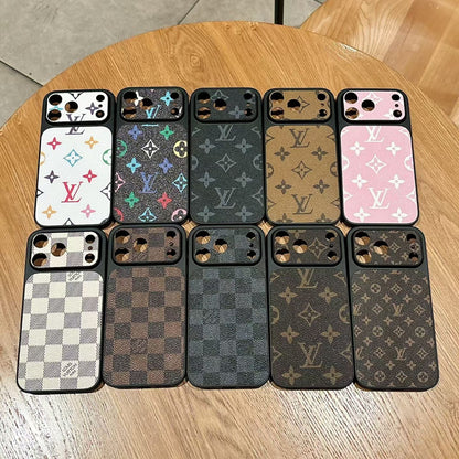 HypedEffects louis vuitton Monogram Luxury Phone Case for iPhone 14 to iPhone 17 Pro Max Designer Style Back Cover