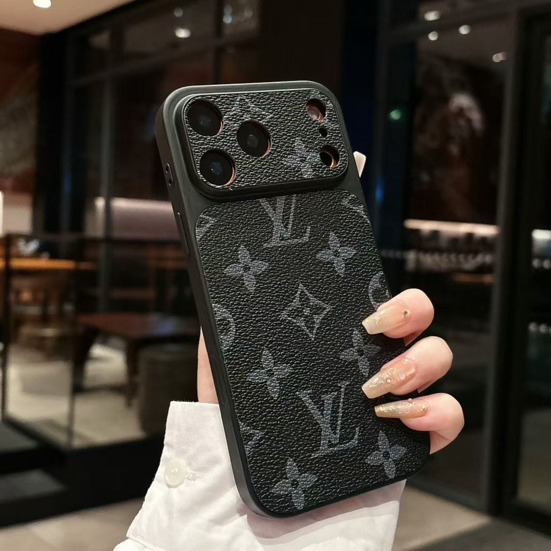 HypedEffects louis vuitton Monogram Luxury Phone Case for iPhone 14 to iPhone 17 Pro Max Designer Style Back Cover