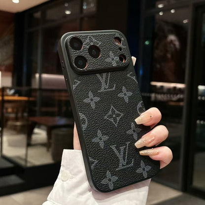 HypedEffects louis vuitton Monogram Luxury Phone Case for iPhone 14 to iPhone 17 Pro Max Designer Style Back Cover