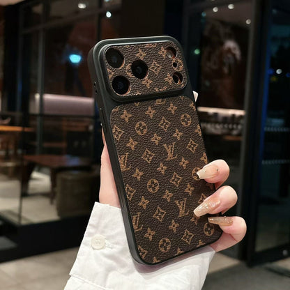 HypedEffects louis vuitton Monogram Luxury Phone Case for iPhone 14 to iPhone 17 Pro Max Designer Style Back Cover