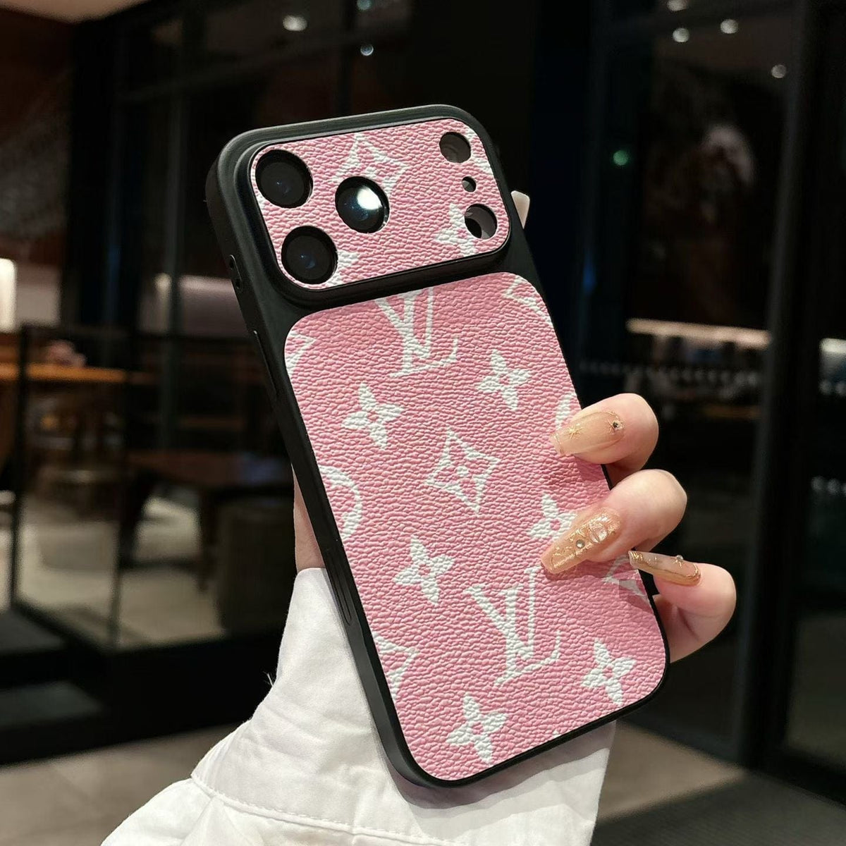 HypedEffects louis vuitton Monogram Luxury Phone Case for iPhone 14 to iPhone 17 Pro Max Designer Style Back Cover
