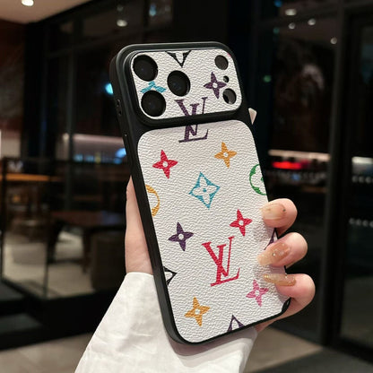 HypedEffects louis vuitton Monogram Luxury Phone Case for iPhone 14 to iPhone 17 Pro Max Designer Style Back Cover