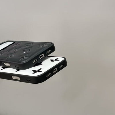 HypedEffects louis vuitton Monogram Relief Luxury Case for iPhone 13 to 17 Pro Max