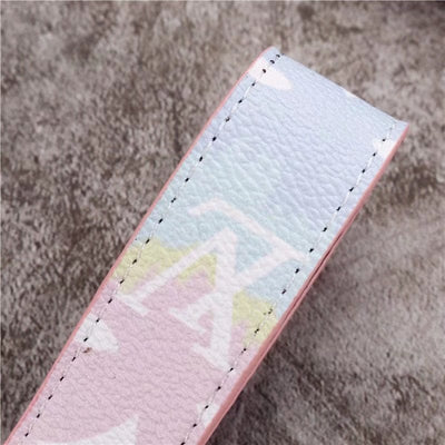 HypedEffects Louis Vuitton Pastel Monogram Key Holders with Gold Accents | LV Keychain