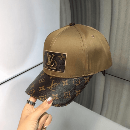 HypedEffects louis vuitton Premium Brown and Caramel Cap for Men