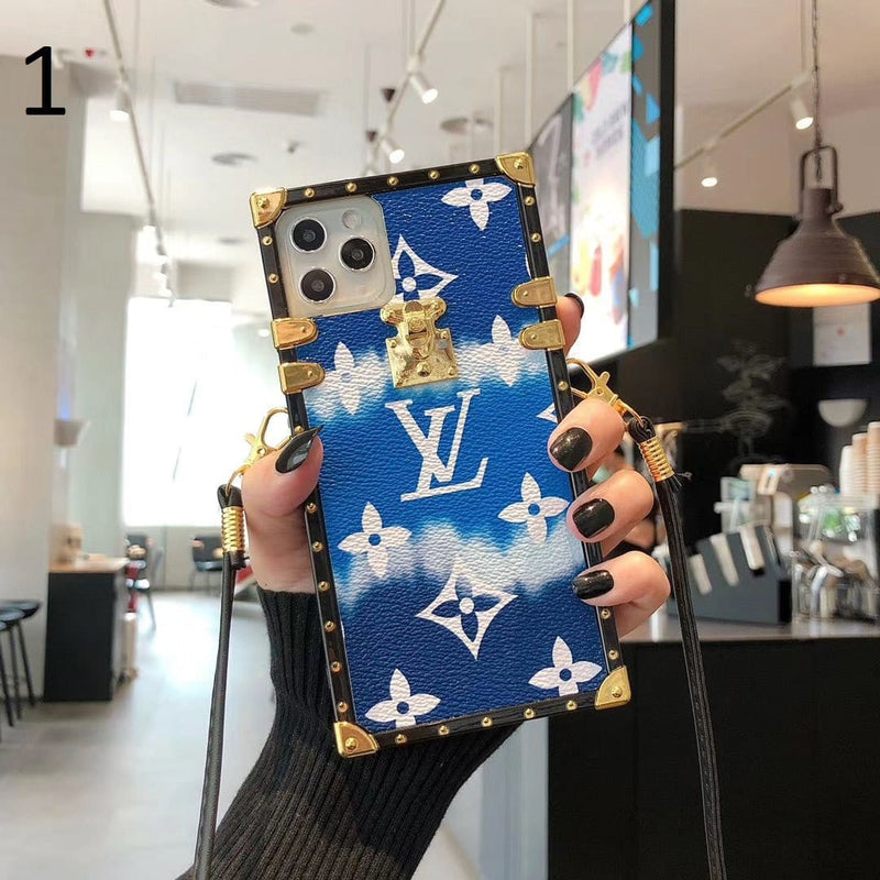 HypedEffects louis vuitton Rainbow Leather Case For iPhone 15 (iphone13-iPhone14)