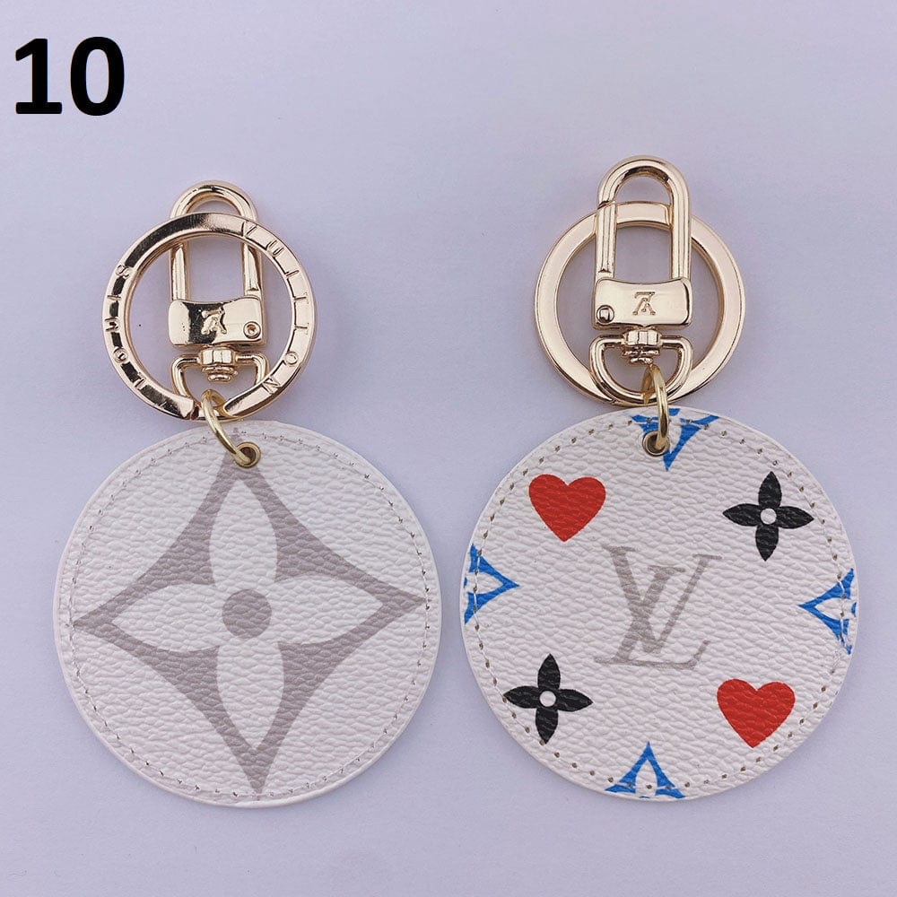 HypedEffects louis vuitton Rounded Leather Keychain | Bag Keychain