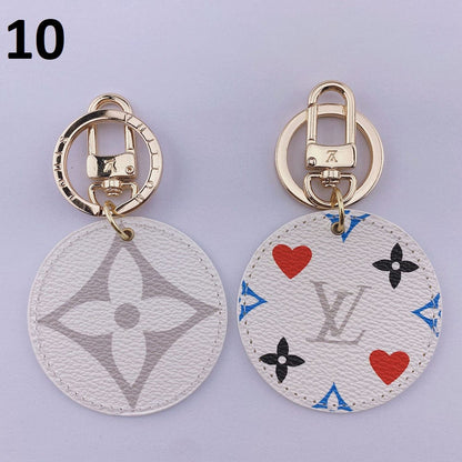 HypedEffects louis vuitton Rounded Leather Keychain | Bag Keychain