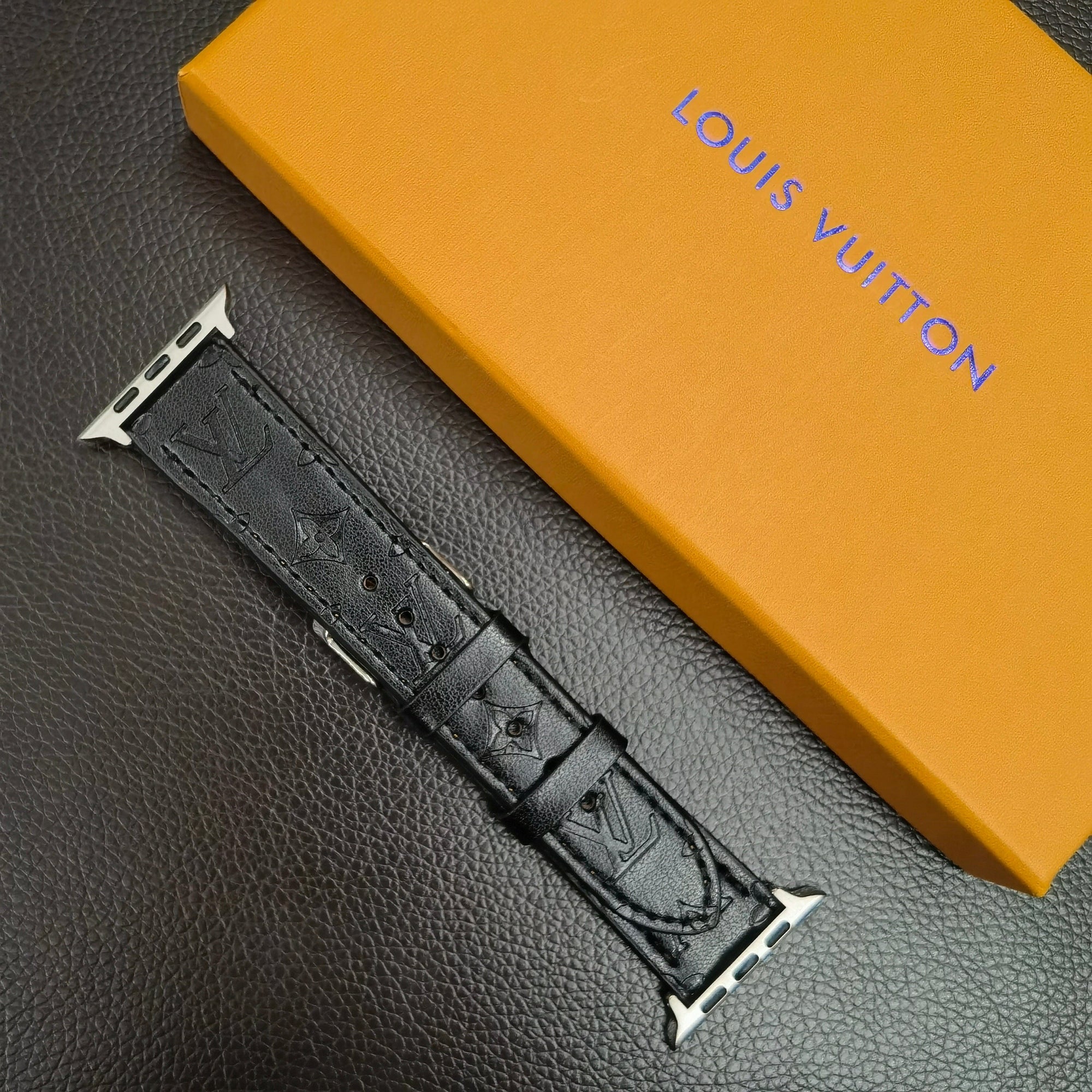 HypedEffects louis vuitton Textured Leather Watch Band 38/40/41/42/44/45/49 mm