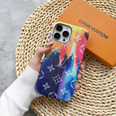 HypedEffects Louis Vuitton Vibrant Bleach Rainbow iPhone Cases