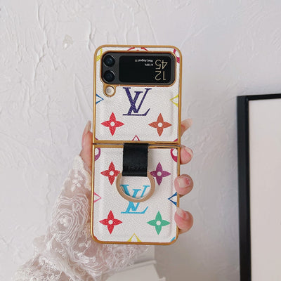 HypedEffects louis vuitton Z FlipPhone Cases with Ring Holder