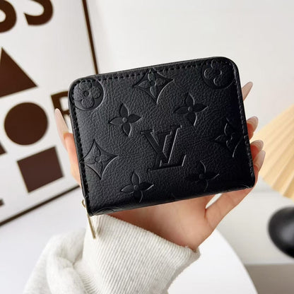 HypedEffects louis vuitton Zip Around Mini Wallet Card Holder Collection