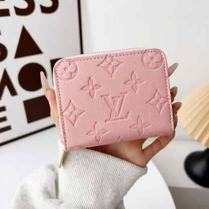 HypedEffects louis vuitton Zip Around Mini Wallet Card Holder Collection