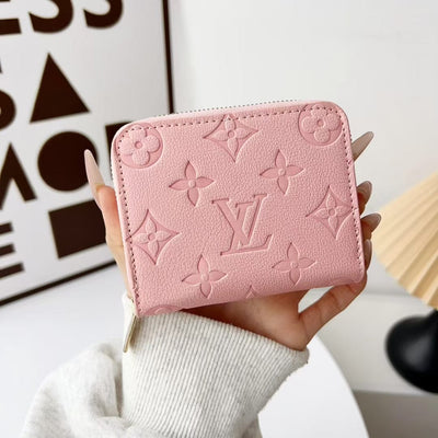 HypedEffects louis vuitton Zip Around Mini Wallet Card Holder Collection