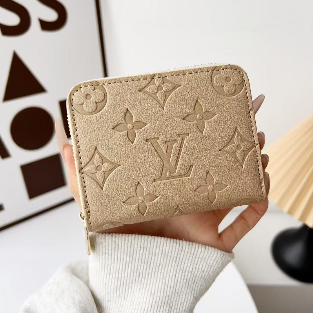 HypedEffects louis vuitton Zip Around Mini Wallet Card Holder Collection