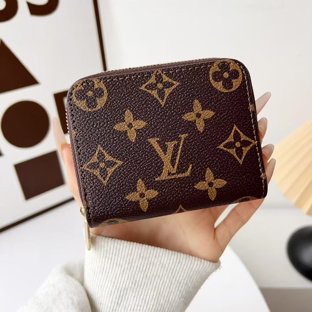 HypedEffects louis vuitton Zip Around Mini Wallet Card Holder Collection