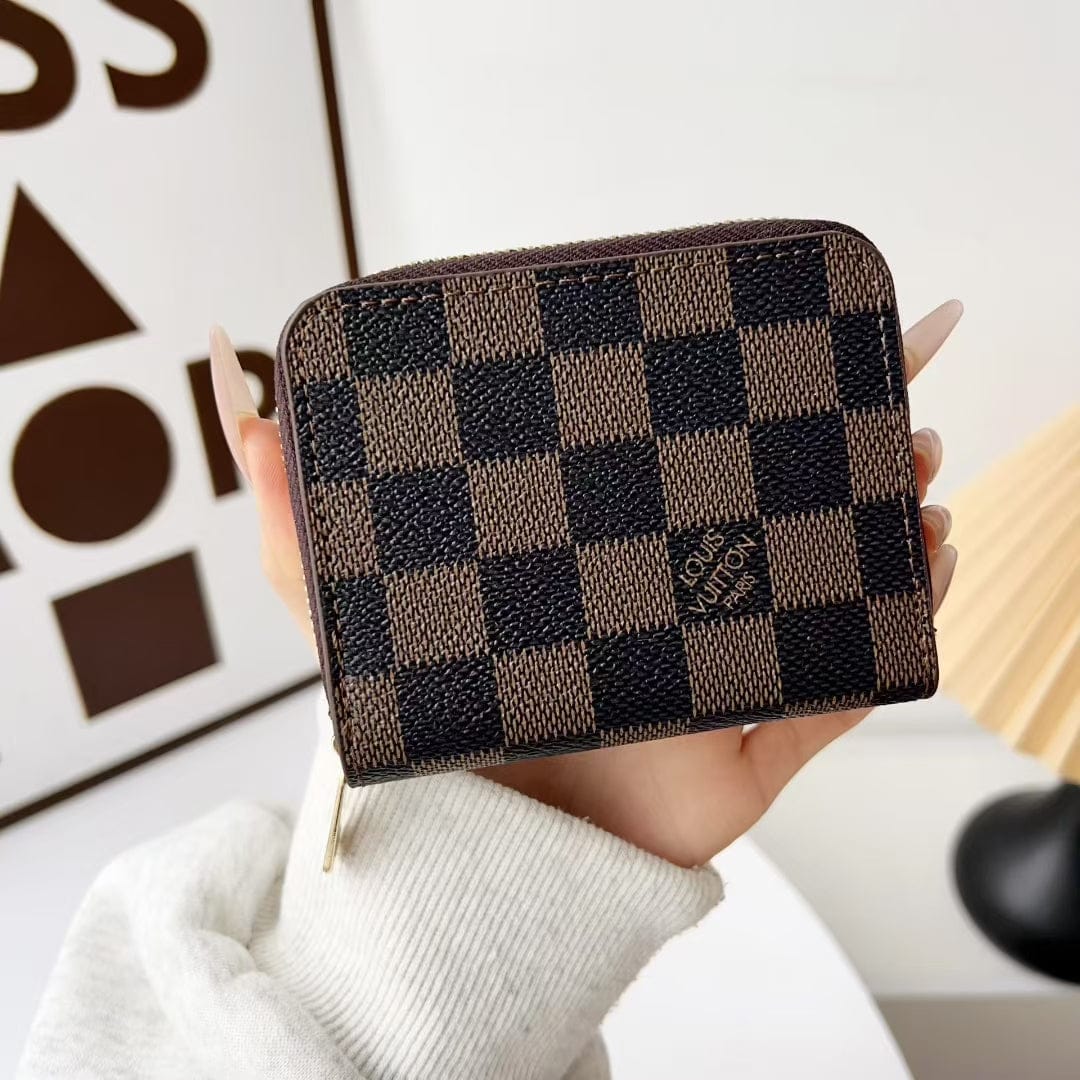 HypedEffects louis vuitton Zip Around Mini Wallet Card Holder Collection