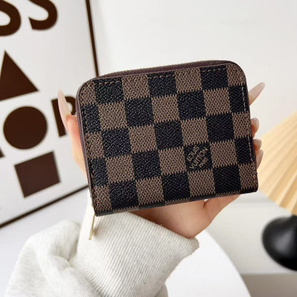 HypedEffects louis vuitton Zip Around Mini Wallet Card Holder Collection
