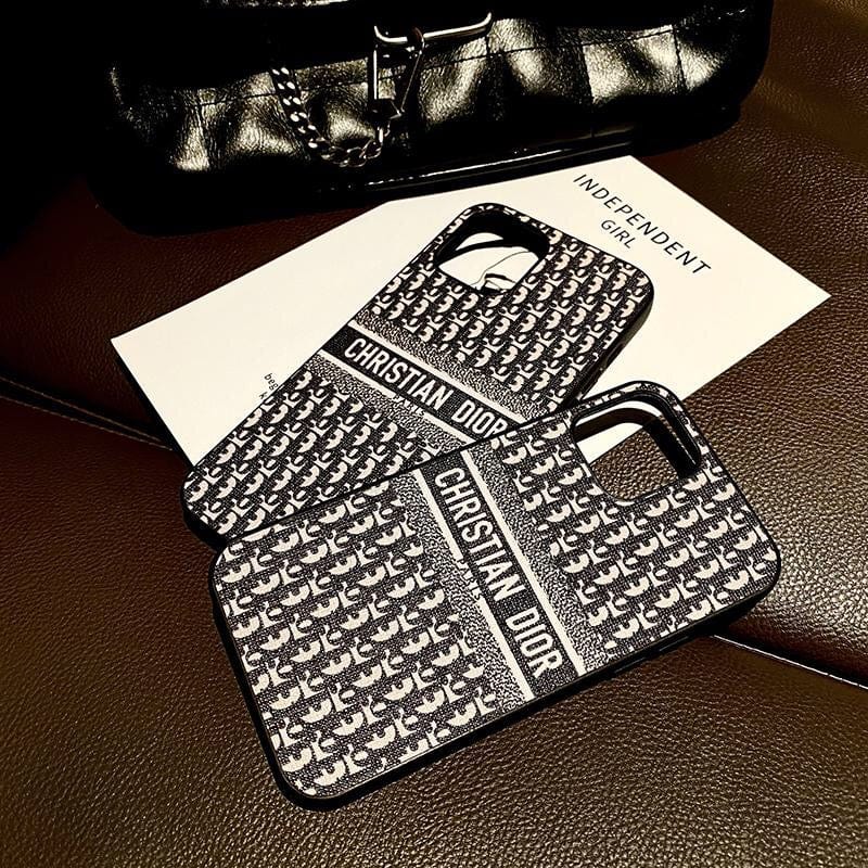 HypedEffects Luxurious Christian Dior Leather Phone Case For Huawei