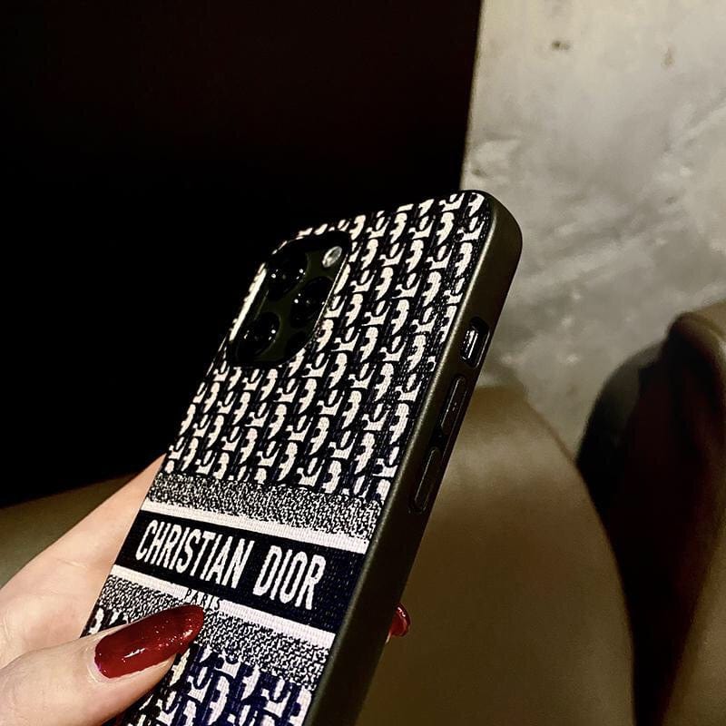 HypedEffects Luxurious Christian Dior Leather Phone Case For Huawei