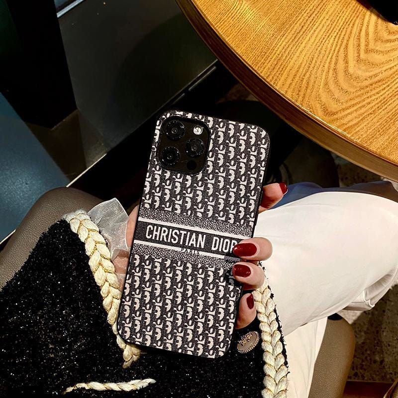 HypedEffects Luxurious Christian Dior Leather Phone Case For Huawei
