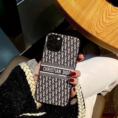 HypedEffects Luxurious Christian Dior Leather Phone Case For Huawei