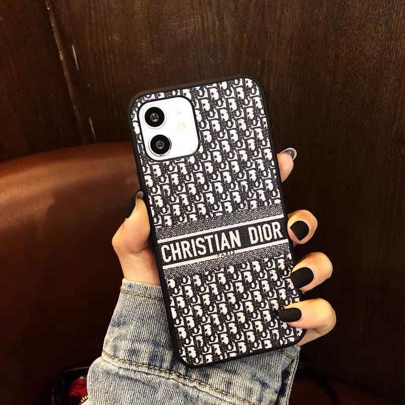 HypedEffects Luxurious Christian Dior Leather Phone Case For Huawei