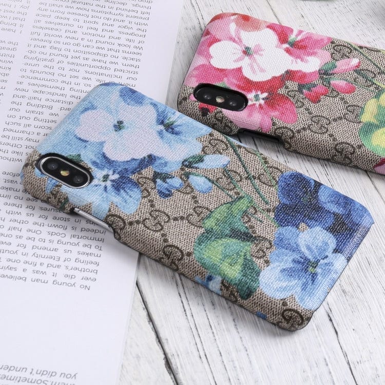 HypedEffects Luxurious gucci Blooms Leather Phone Case Cover For Huawei