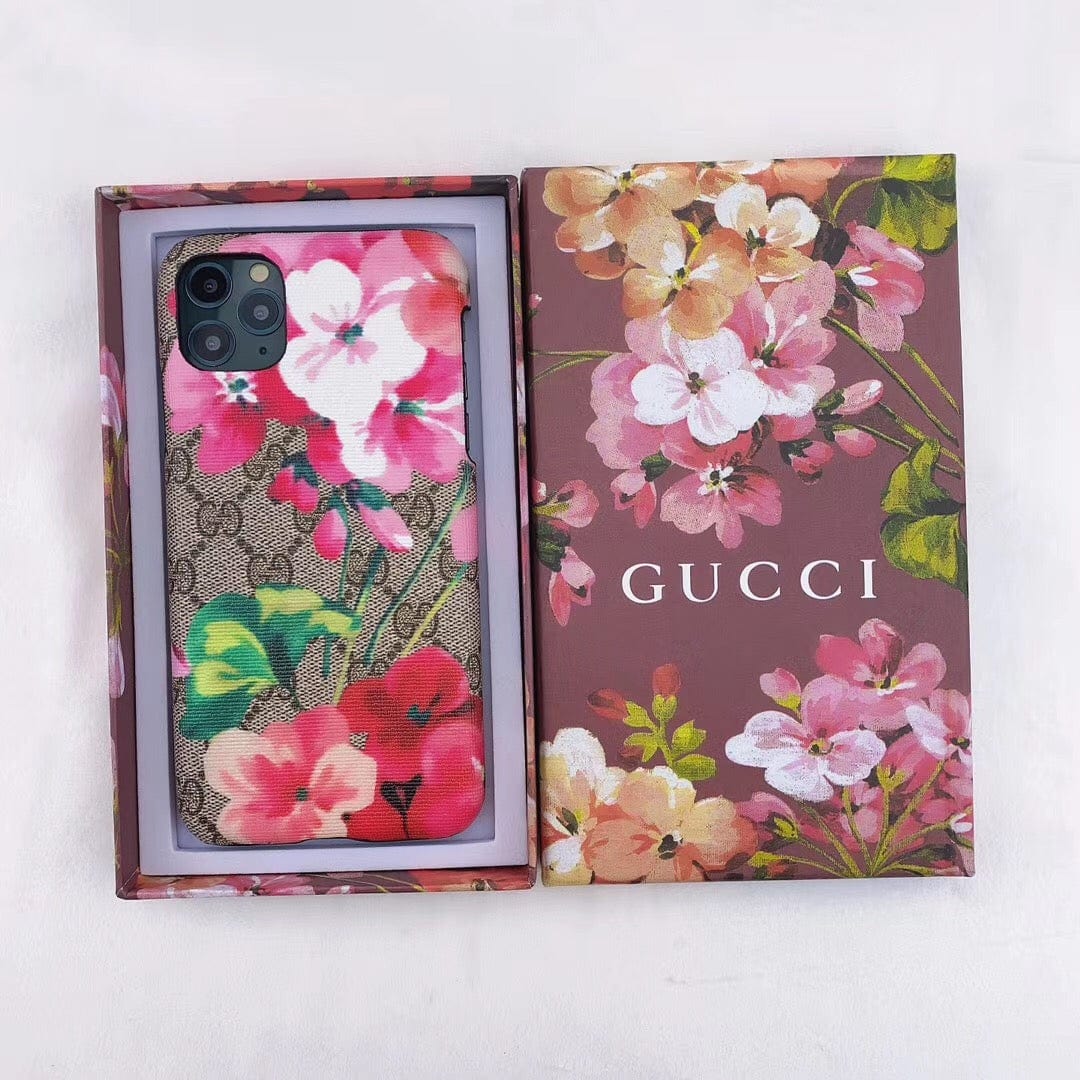 HypedEffects Luxurious gucci Blooms Leather Phone Case Cover For Huawei