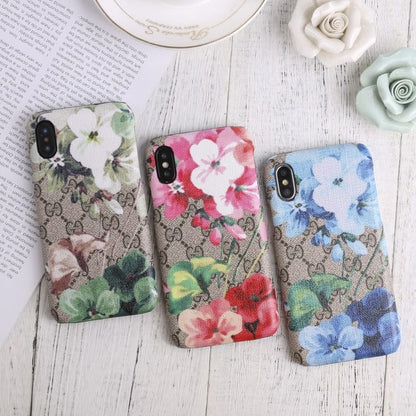 HypedEffects Luxurious gucci Blooms Leather Phone Case Cover For Huawei