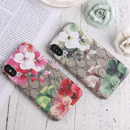 HypedEffects Luxurious gucci Blooms Leather Phone Case Cover For Huawei