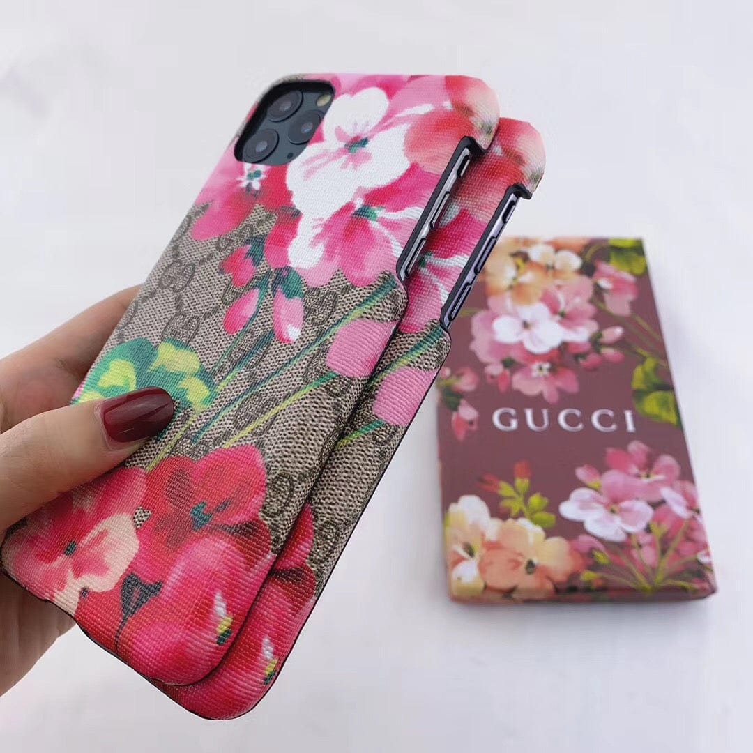 HypedEffects Luxurious gucci Blooms Leather Phone Case Cover For Huawei