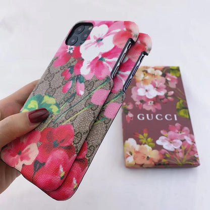 HypedEffects Luxurious gucci Blooms Leather Phone Case Cover For Huawei