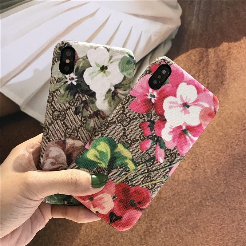 HypedEffects Luxurious gucci Blooms Leather Phone Case Cover For Huawei