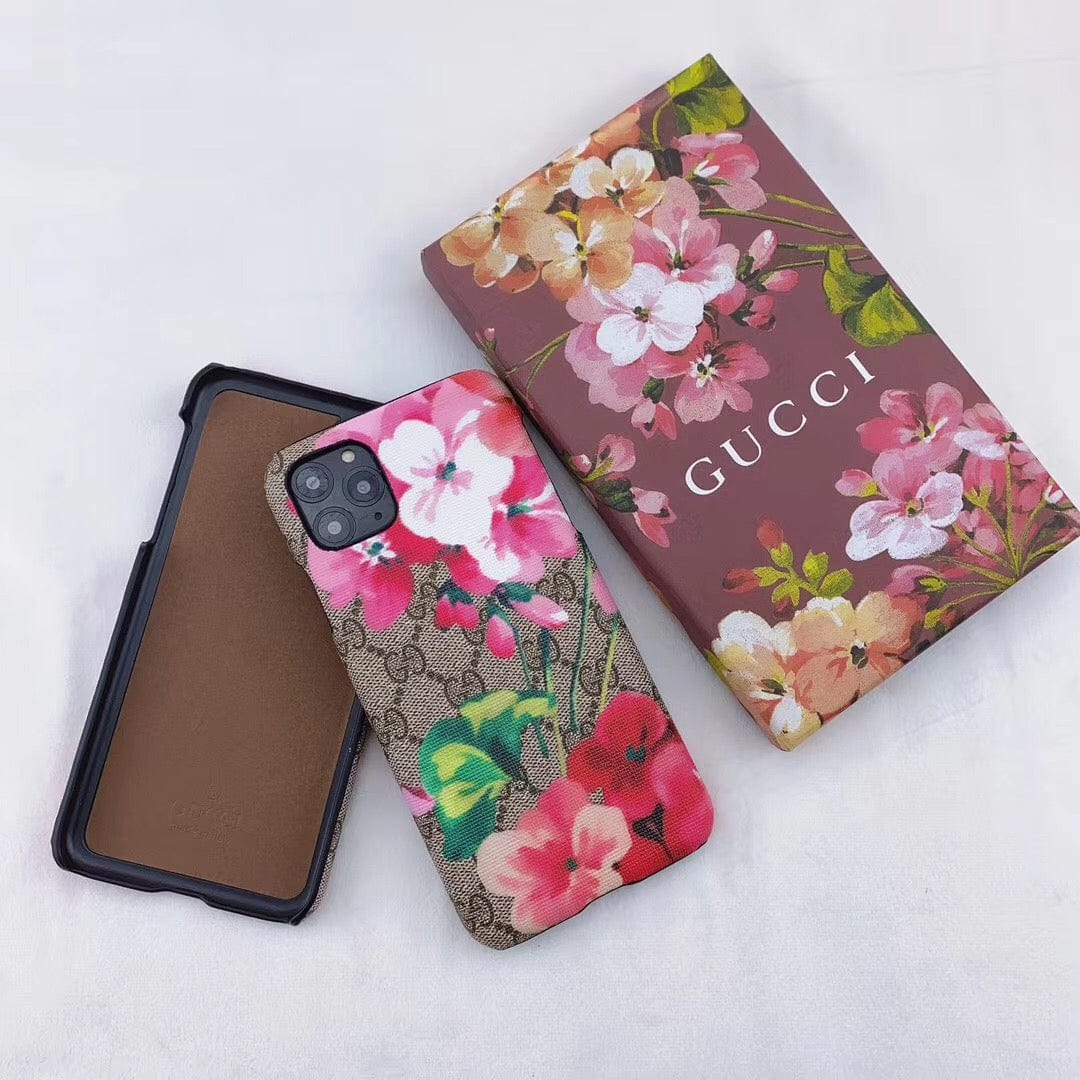 HypedEffects Luxurious gucci Blooms Leather Phone Case Cover For Huawei