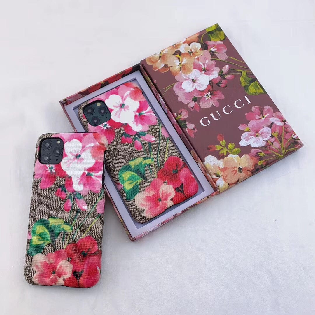 HypedEffects Luxurious gucci Blooms Leather Phone Case Cover For Huawei