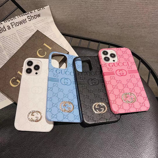 HypedEffects Luxurious gucci Leather Case for iPhone 17 | iPhone 16 | iPhone 15