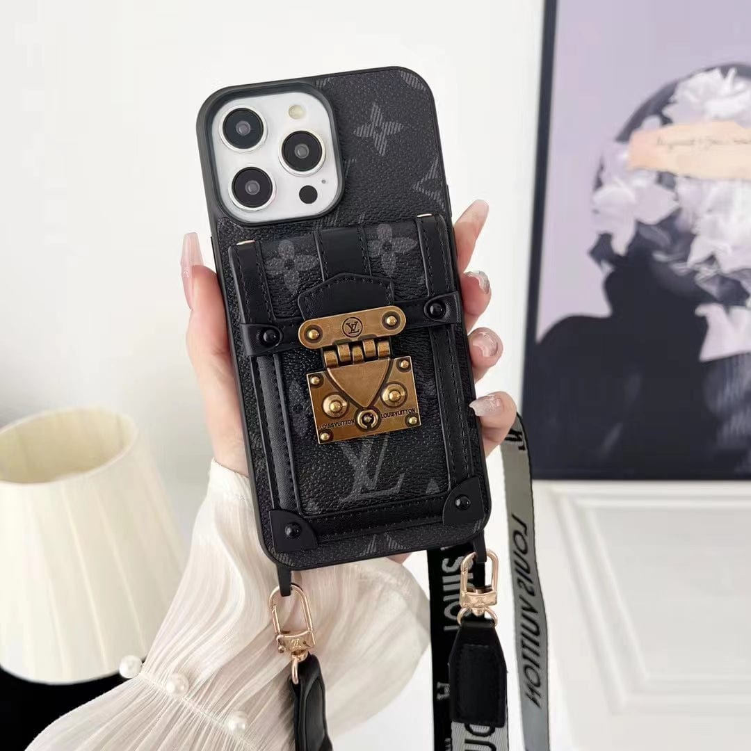 HypedEffects Luxury and Protection iPhone 15 Case with Hand Strap