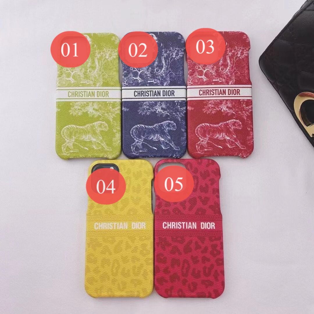 HypedEffects Luxury Christian Dior Leather Phone Case For Huawei