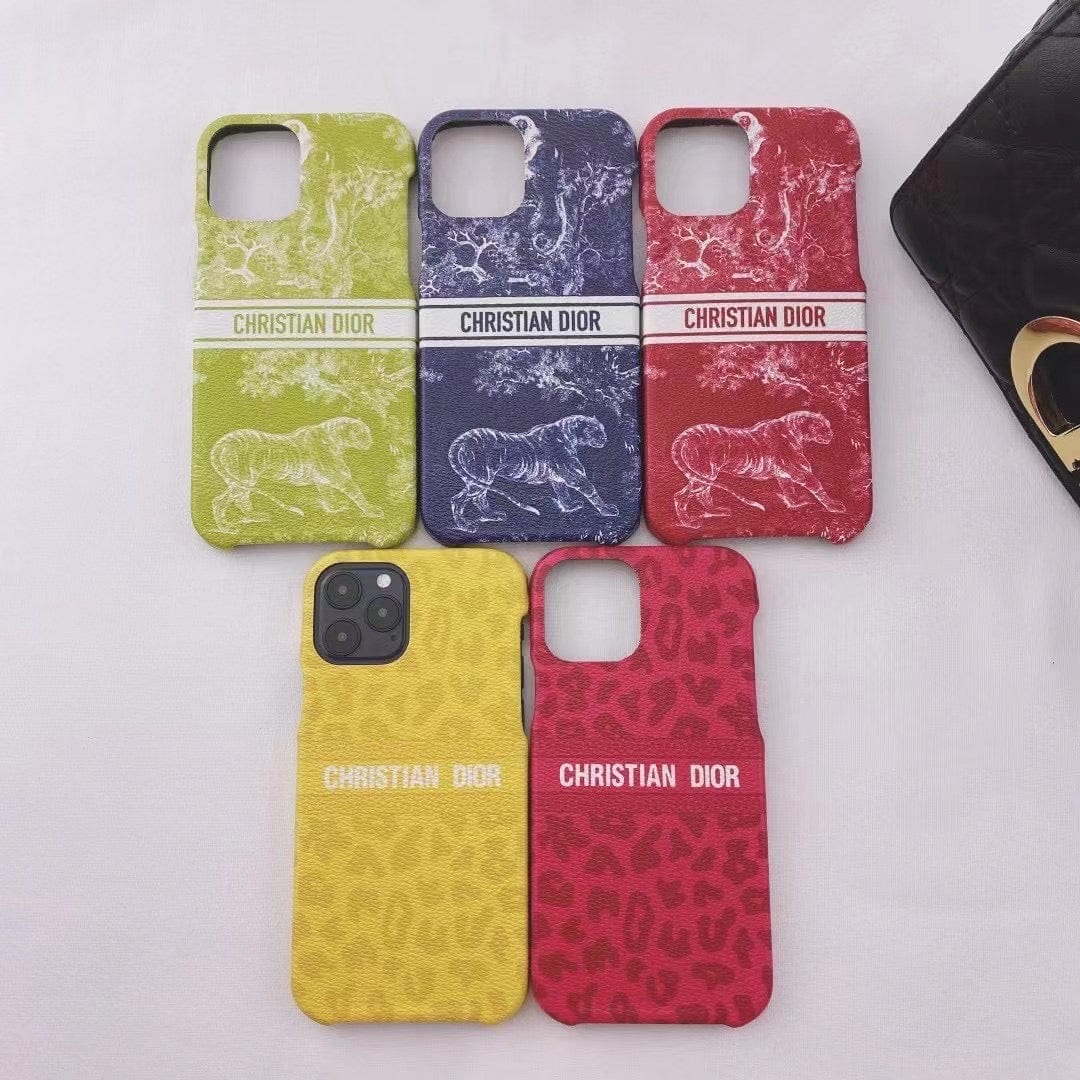 HypedEffects Luxury Christian Dior Leather Phone Case For Huawei