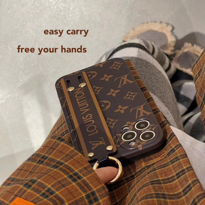 HypedEffects Monogram Louis Vuitton Phone Case With handle for iPhone 13 | iPhone 14| iPhone 15