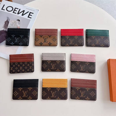 HypedEffects Monogram Slim Card Holder Wallet