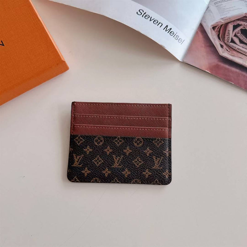 HypedEffects Monogram Slim Card Holder Wallet