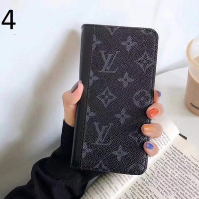 HypedEffects New Leather louis vuitton and gucci Folio Cases for iPhone 15