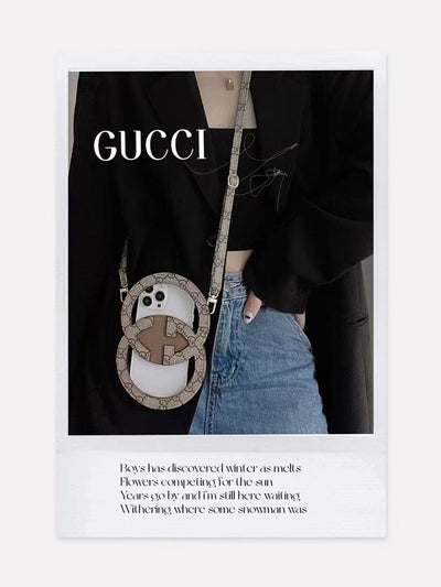 HypedEffects New Luxury gucci Crossbody Phone Holder Bag/wallet