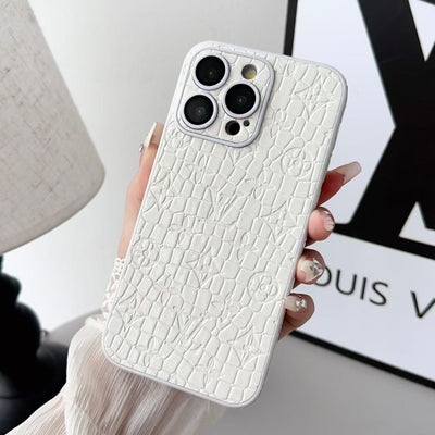 HypedEffects Plastic TPU Louis Vuitton iPhone Case for iPhone 12 to iPhone 15