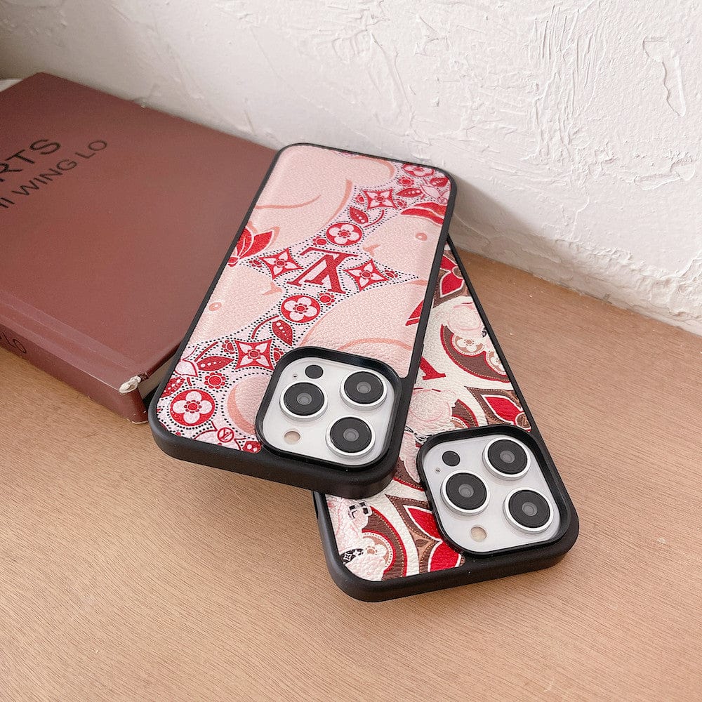 HypedEffects Red and Pink louis vuitton Samsung Cases