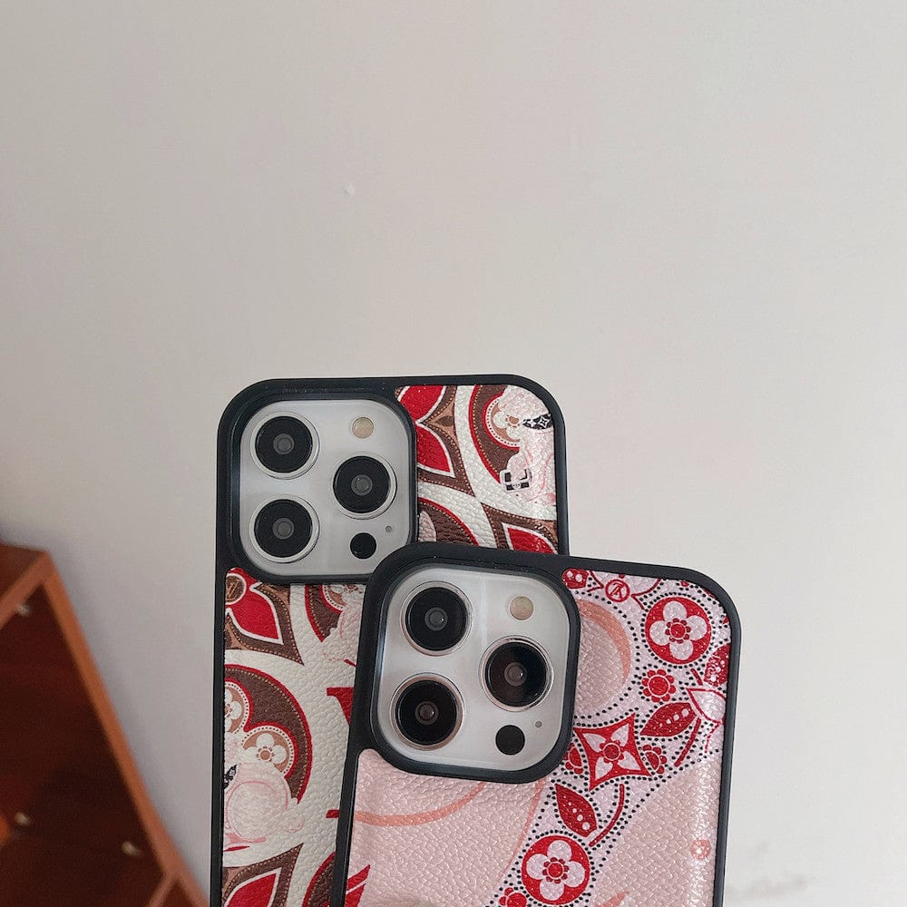 HypedEffects Red and Pink louis vuitton Samsung Cases