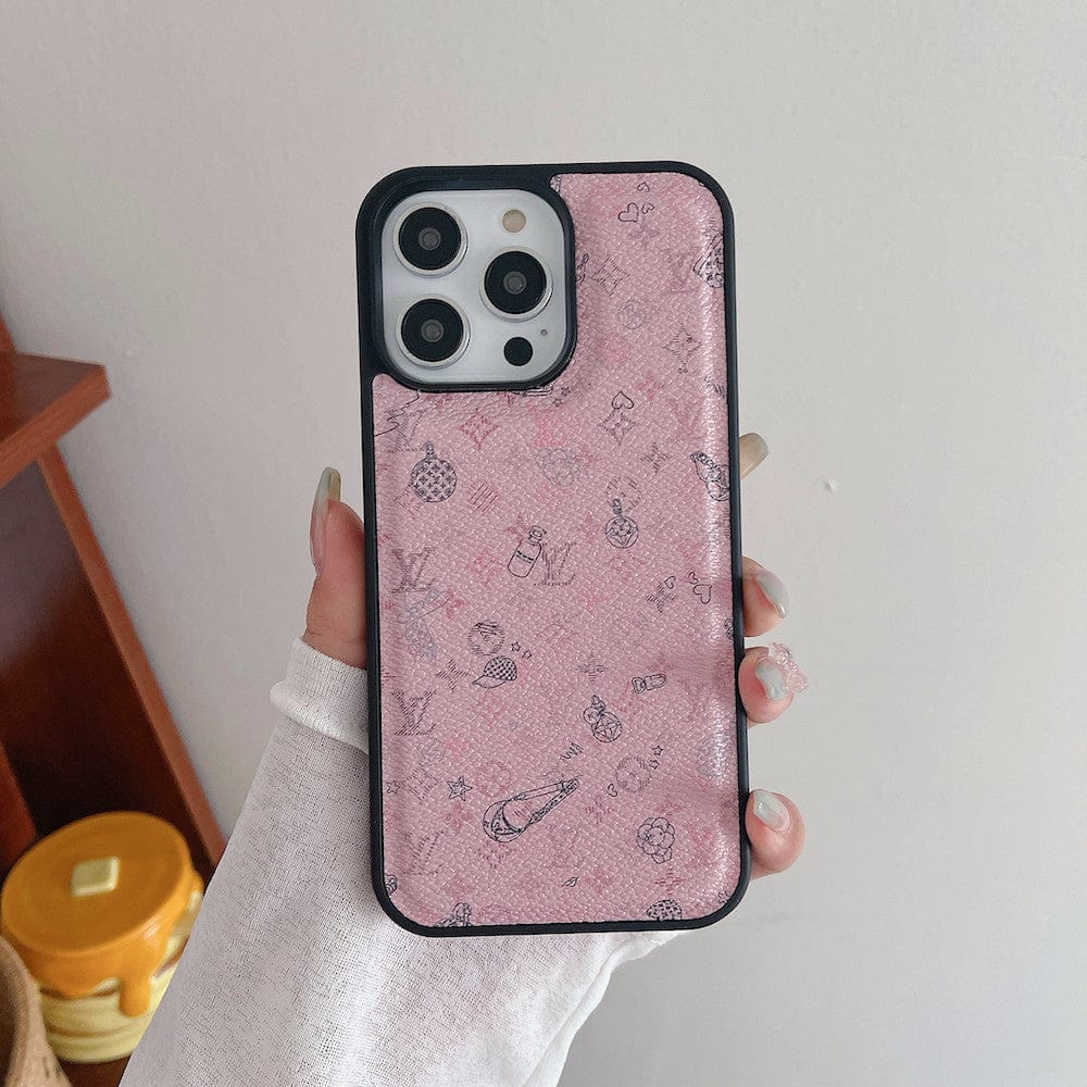 HypedEffects Red and Pink louis vuitton Samsung Cases