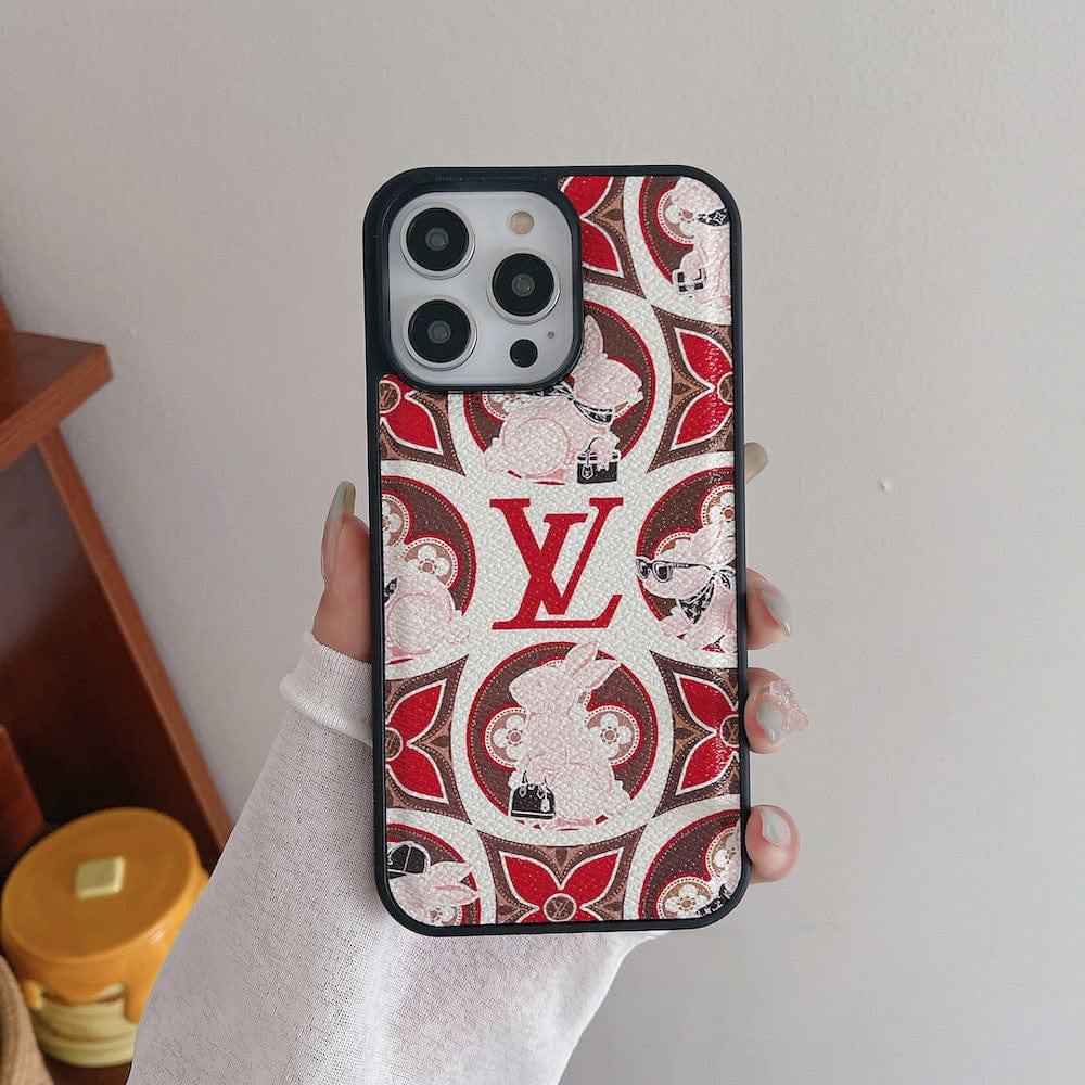 HypedEffects Red and Pink louis vuitton Samsung Cases